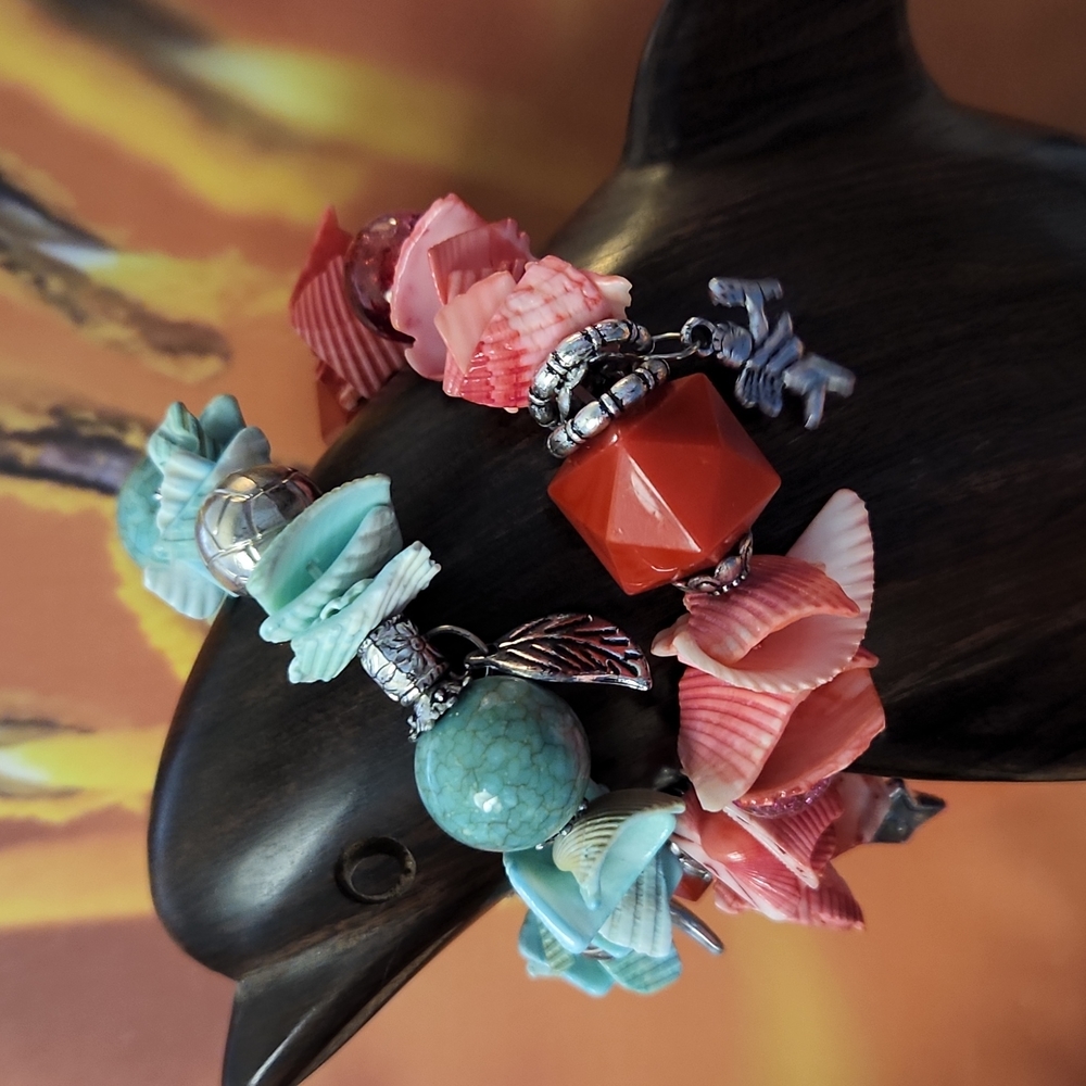 Beaded Shell Bracelets